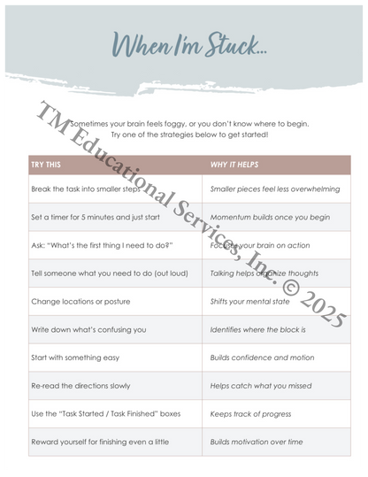 Plan With Me | A Student Planner for Focus, Routine, and Progress