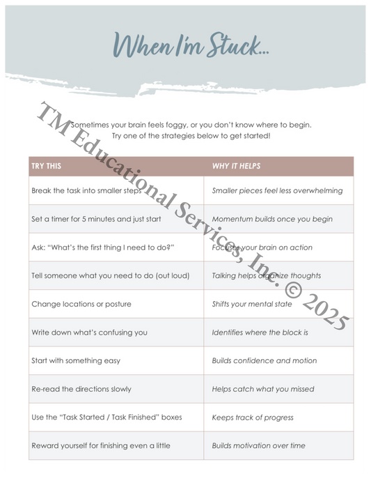 Plan With Me | A Student Planner for Focus, Routine, and Progress