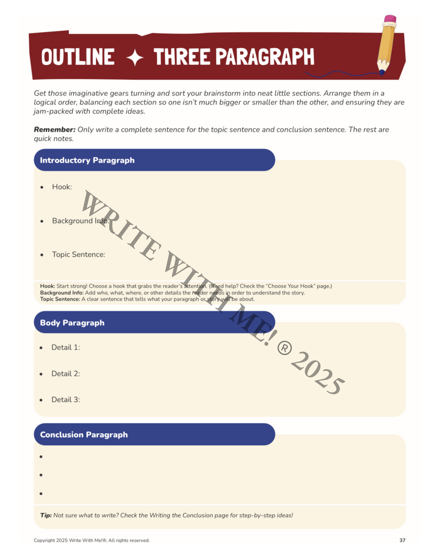 Write With Me! At Home Student Activity Workbook