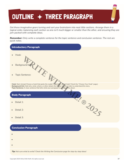 Write With Me! At Home Student Activity Workbook